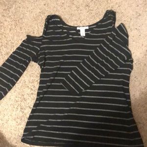 White House black market. Off the shoulder womens dress shirt